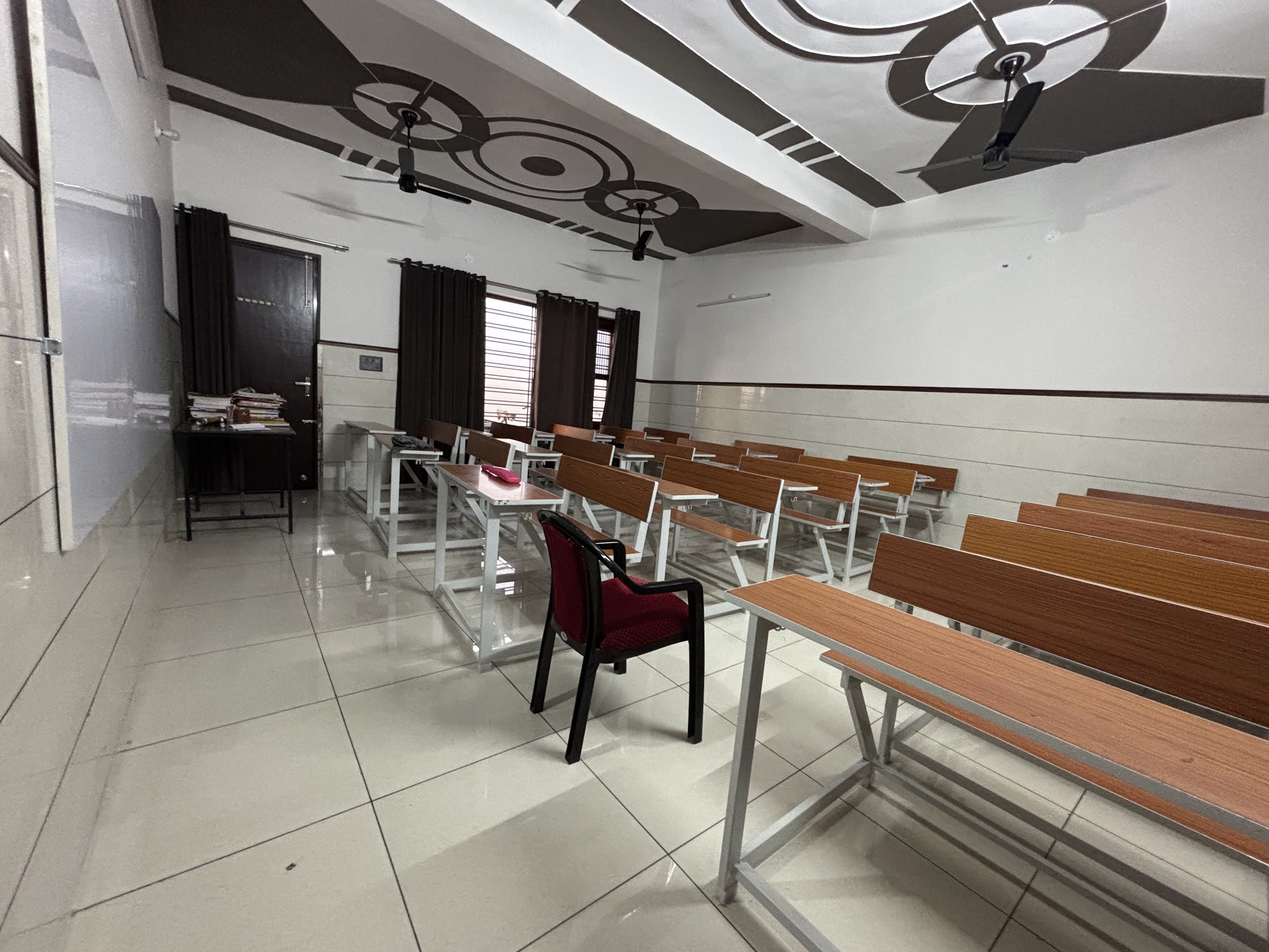 Spacious classroom interior at Ankur Coaching Classes